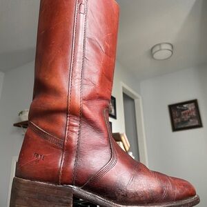 Frye 1980s Cognac Campus Womens 8 B